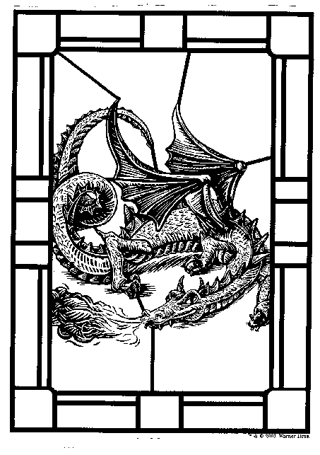 Plansa de colorat cu Harry Potter 17 79